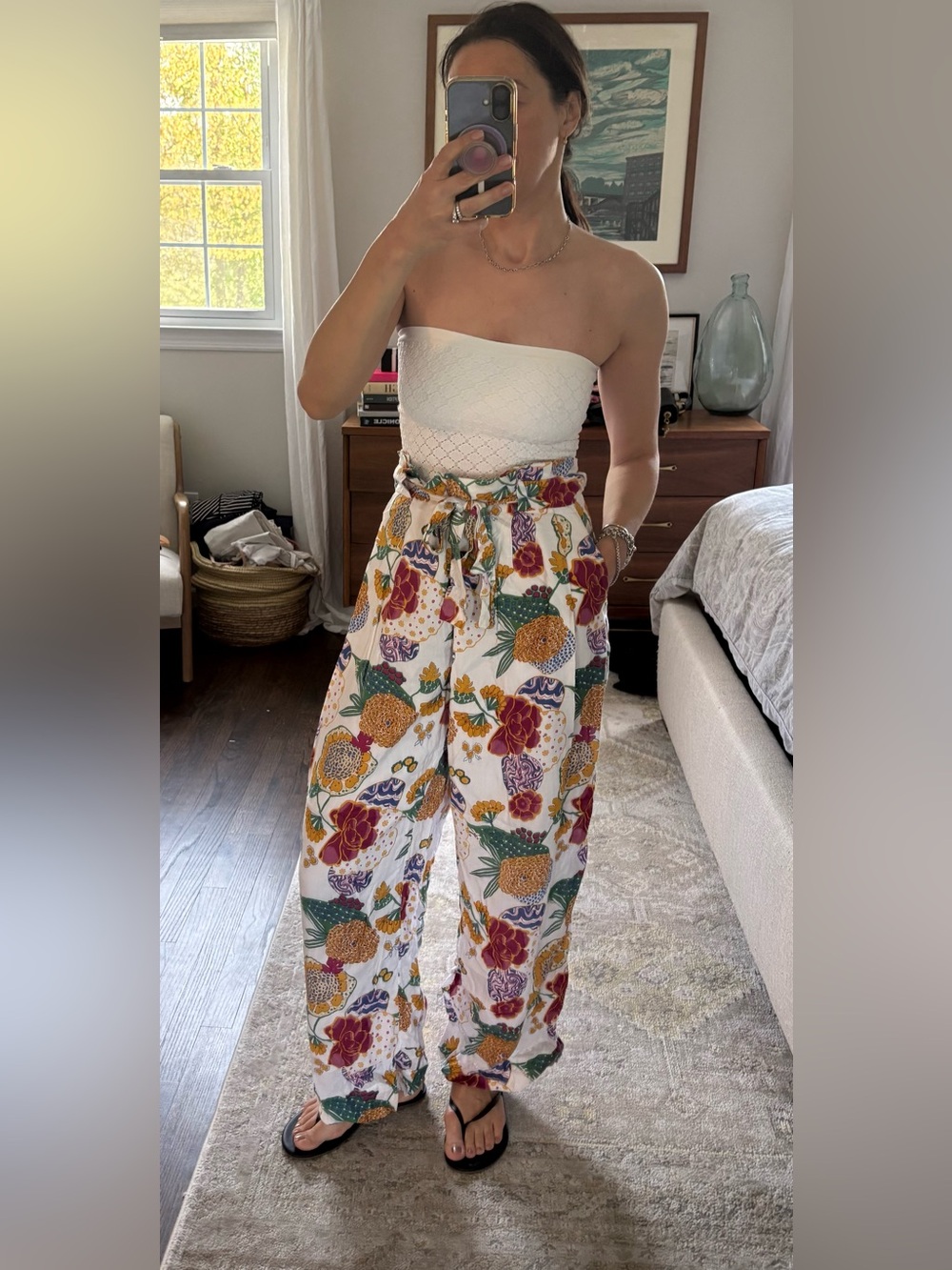 Roller Rabbit Floral Relaxed Pants - Picture 2 of 11
